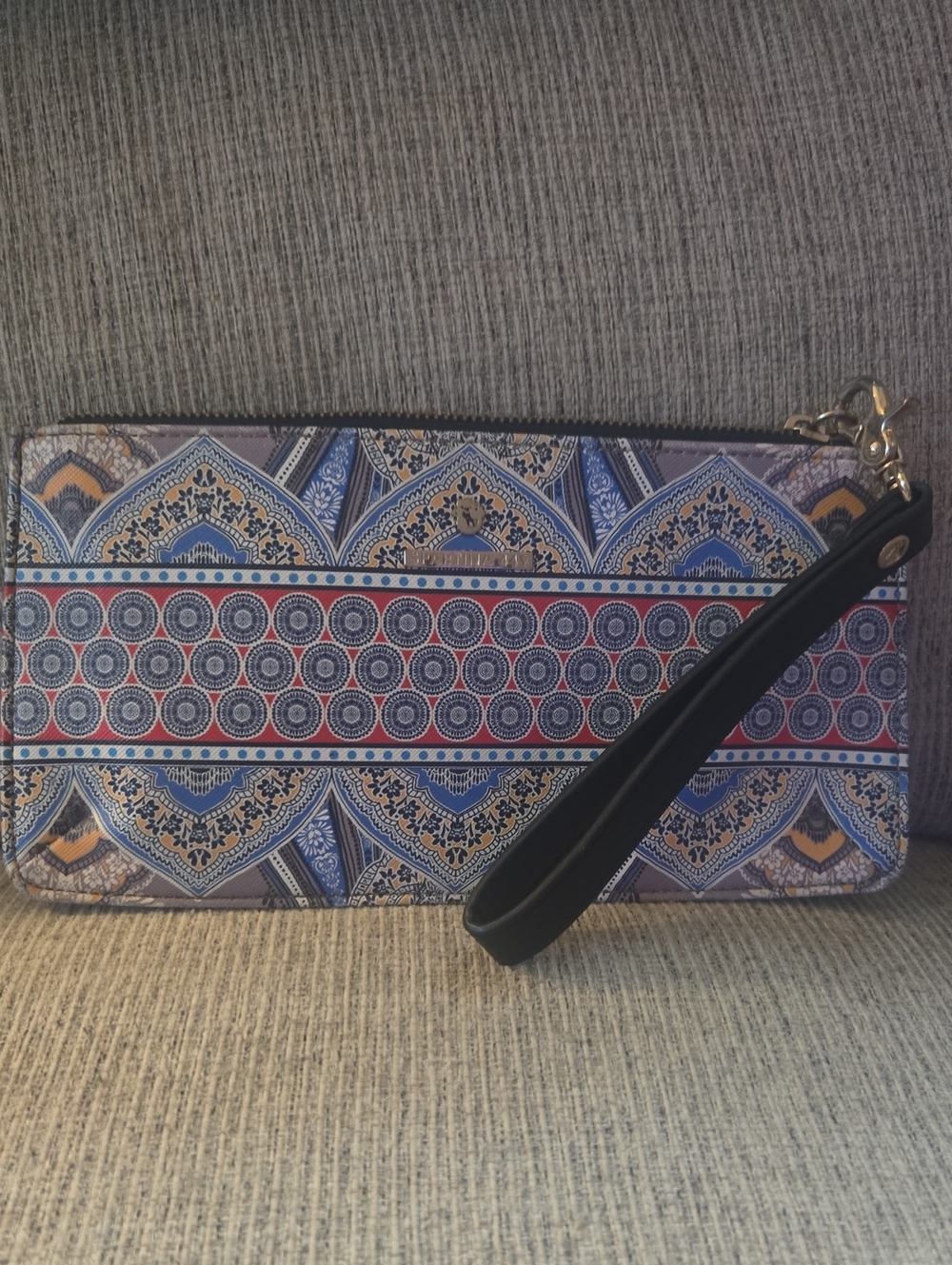 Spartina Patterned Wristlet Clutch
